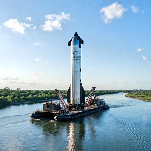 SpaceX готовит переброску ракет Starship из Техаса во Флориду по воде