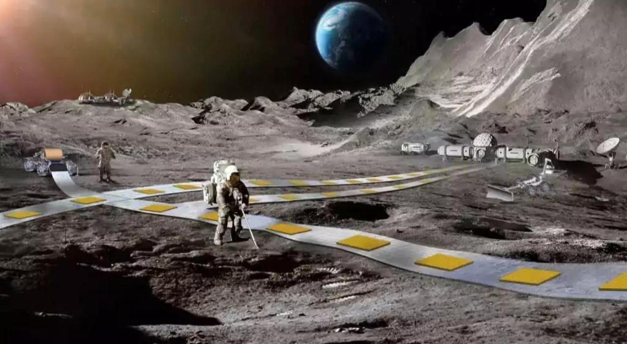 НАСА планирует создать левитирующий роботизированный поезд для транспортировки грузов на Луне 