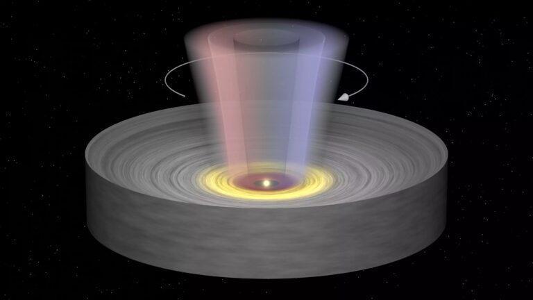 Астрономы подтвердили, что дисковый ветер не дает звезде «разлетаться в стороны»