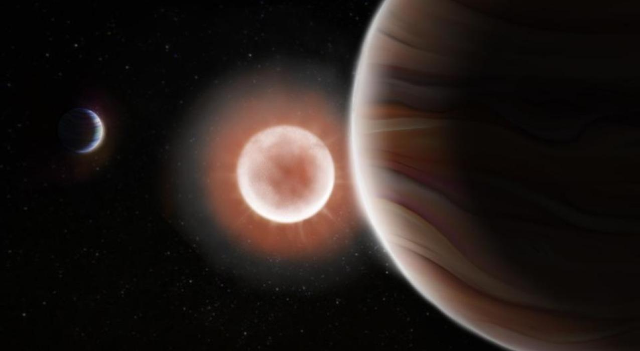 Телескоп TESS отыскал двух долгопериодических экзогигантов у оранжевого карлика