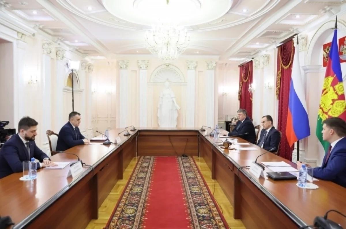 Глава Кубани встретился с производителями систем для космических аппаратов