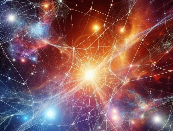 Обнаружена "космическая паутина"- Астрономы открыли обширную сеть, соединяющую Вселенную