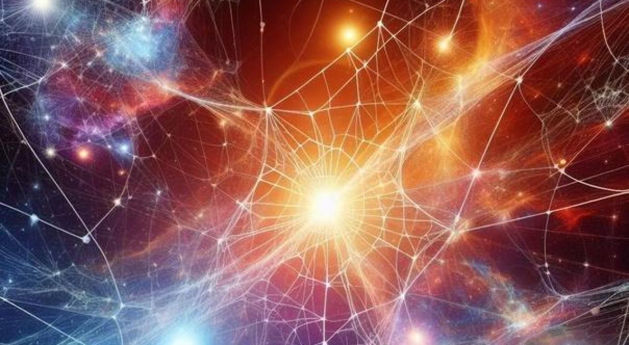 Обнаружена "космическая паутина"- Астрономы открыли обширную сеть, соединяющую Вселенную