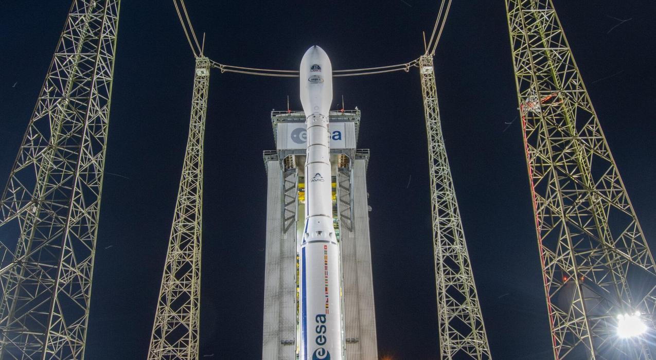 Ракета Vega со спутником Sentinel-2C стартовала с космодрома Куру