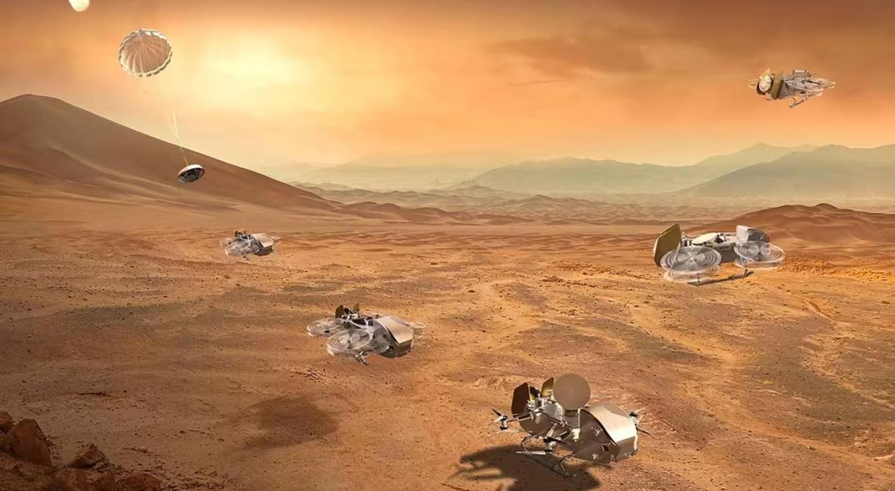 NASA приступило к интеграции и испытаниям роторного аппарата Dragonfly для миссии на Титан