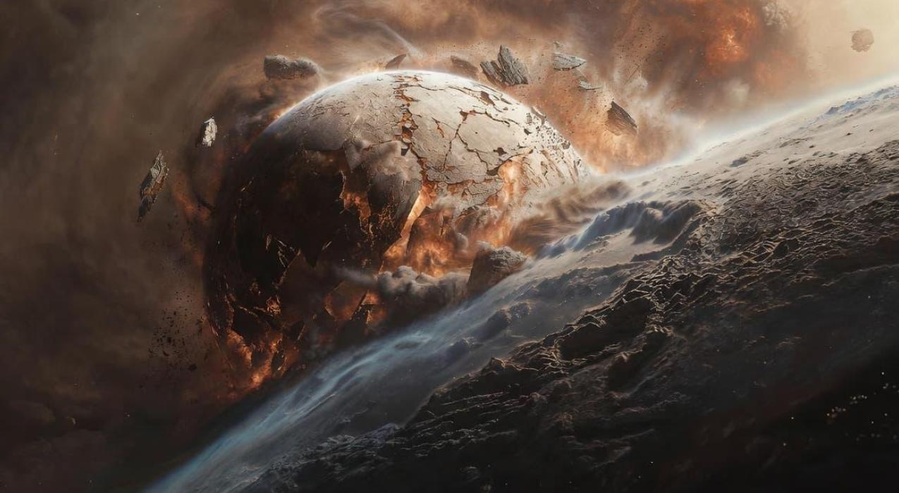 Астрономы зафиксировали редкое событие — столкновение двух экзопланет в системе, находящейся всего в 95 световых годах от Земли