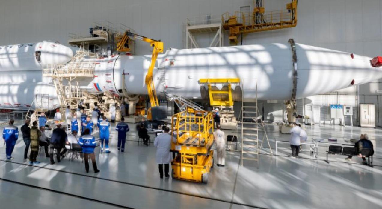 Завершена сборка ракеты-носителя «Ангара-А5» на космодроме Восточный