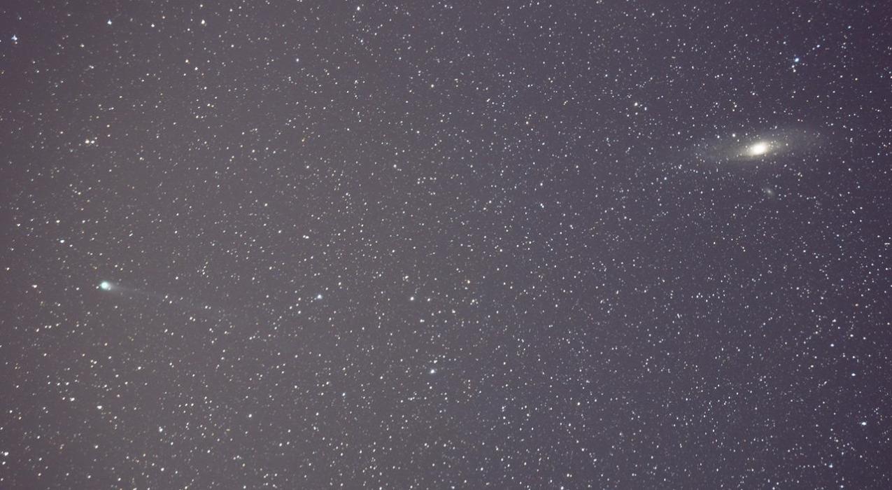 В небе над Челябинской областью заметили комету, которая пролетает раз в 70 лет