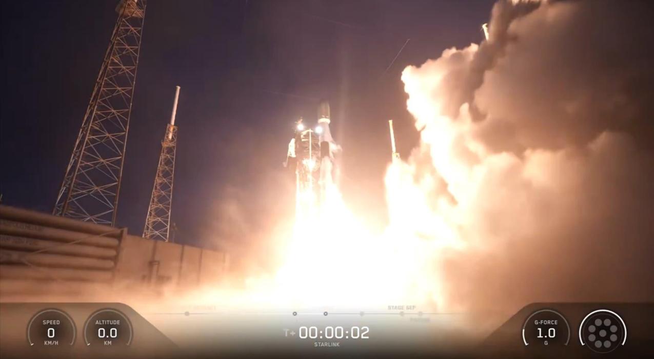 29 спутников за раз и 28-й полет ускорителя: SpaceX запустила новую партию космических аппаратов Starlink